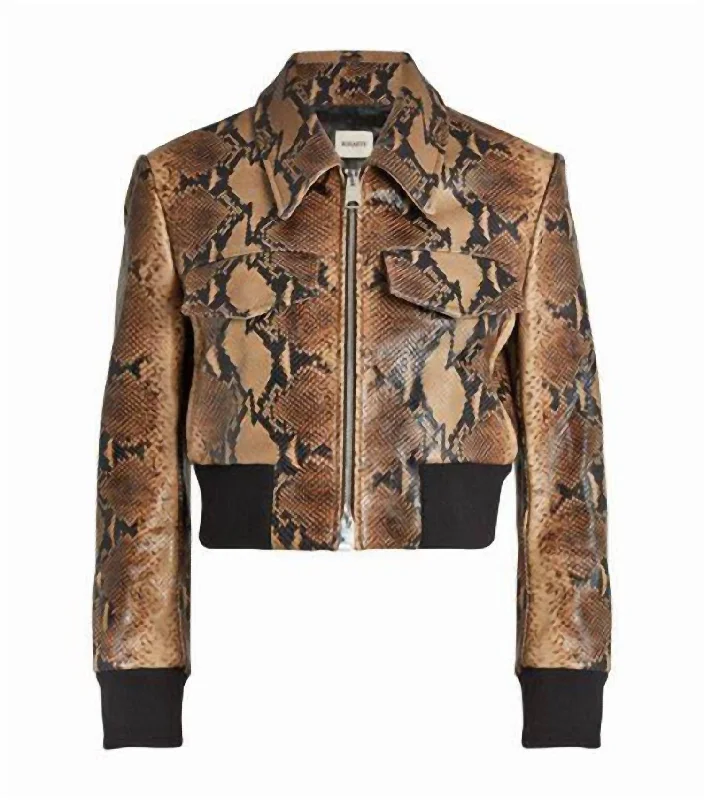 Exclusive Savings This Week!Hector Jacket In Brown Snake