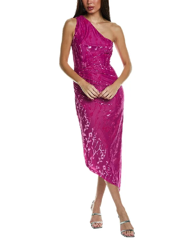 Your Exclusive Offer Awaits!Hutch Monty One-Shoulder Midi Dress
