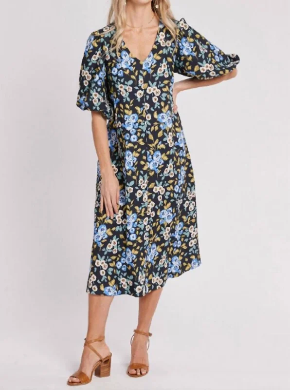 Exclusive Offers You’ll Love!Hyde Park Floral Midi Dress In Multi