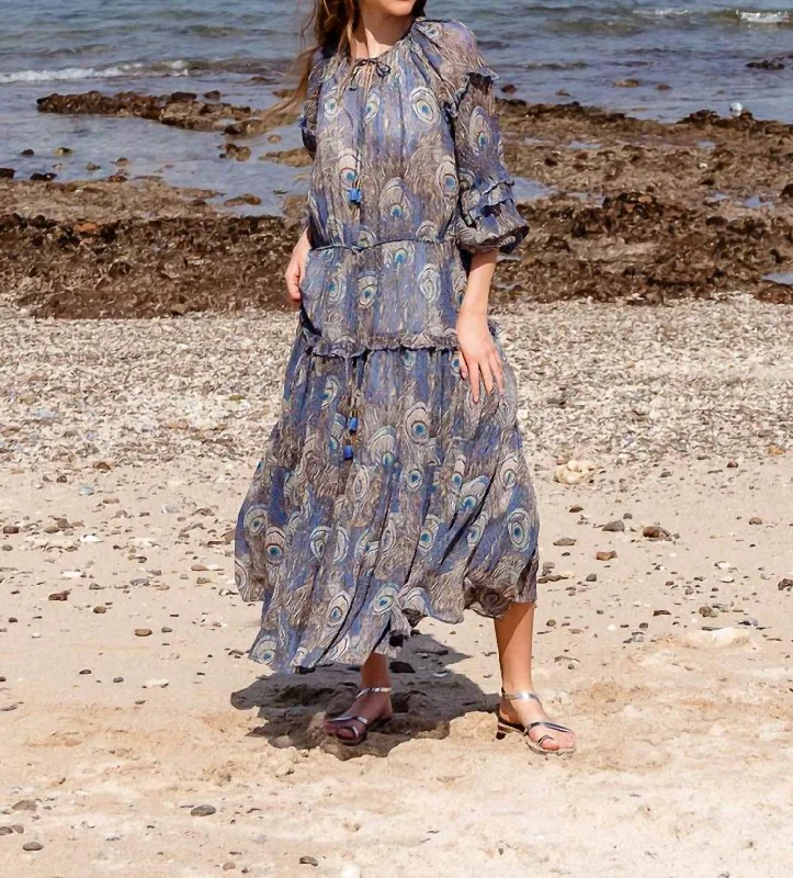 Your Favorite Items on Sale Now!Infinite Minds Midi Dress In Peacock
