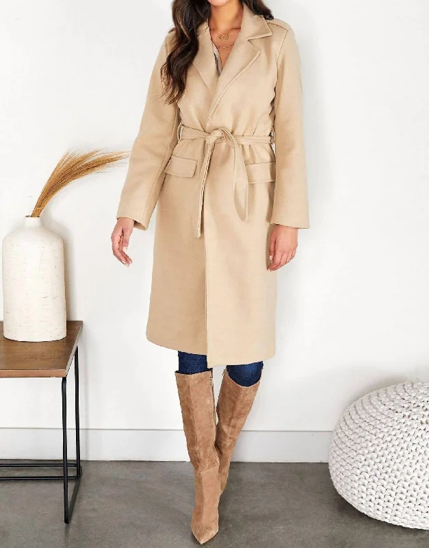 Shop Smart, Save Big!Italian Felt Wool Trench Coat