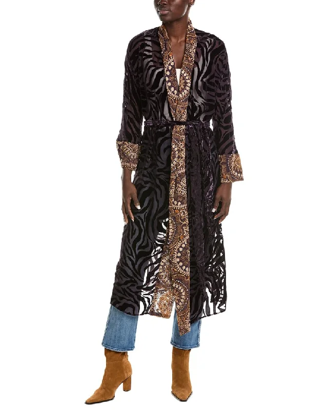 Incredible Savings Inside!Johnny Was Twilight Silk-Blend Kimono