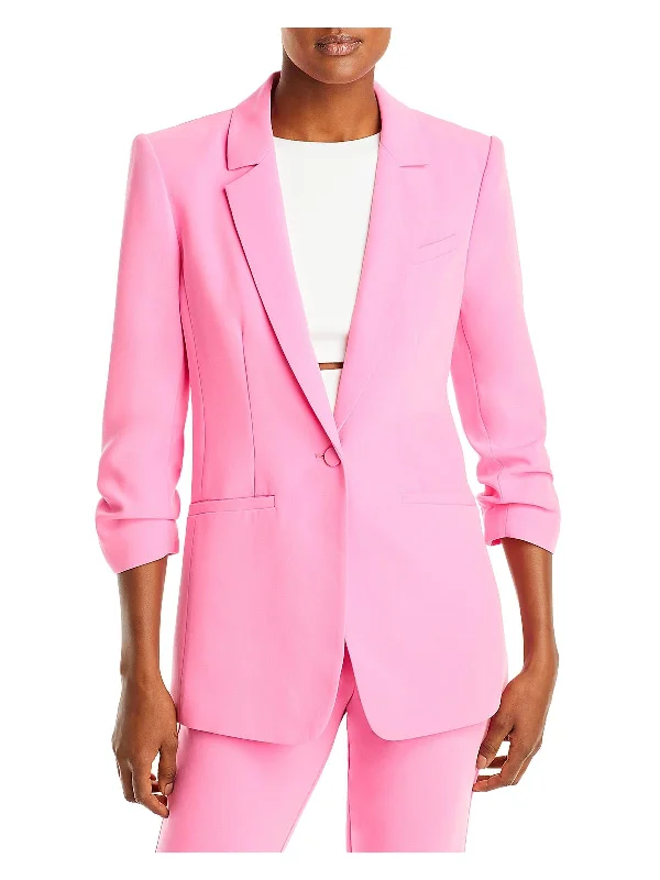 Shop More, Spend Less!Khloe Womens Crepe Business One-Button Blazer