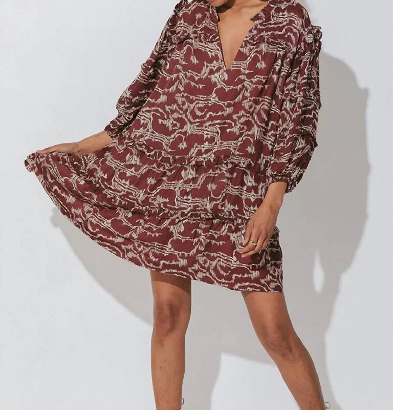 Score Big Savings Today!Kori Mini Dress In Fringe Ikat