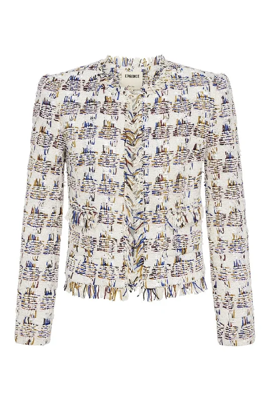Get More, Spend Less – Shop Now!Angelina Blazer - Ivory Multi