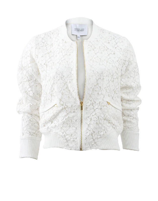 Get It Before It’s Gone!Lace Bomber Jacket
