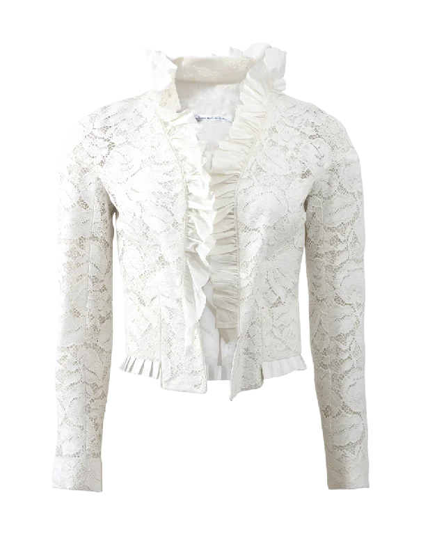 Great Deals, Just for You!Lace Ruffle Jacket