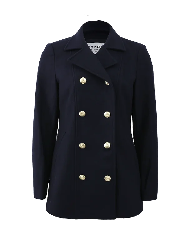 Get More, Spend Less – Shop Now!Le Double Breasted Peacoat