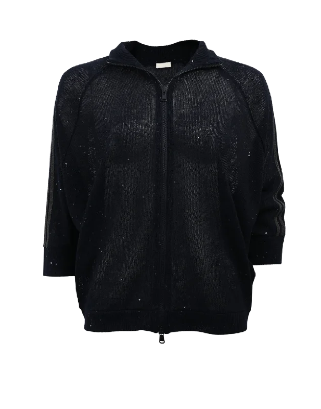 Limited Deals, Unlimited Savings!Linen And Silk Monili Bomber