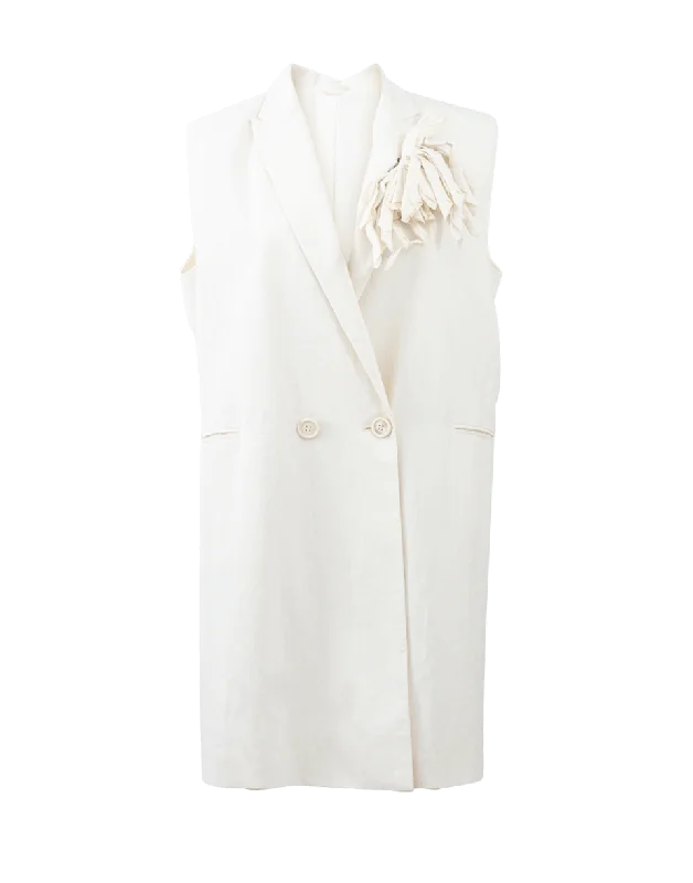 Enjoy Huge Discounts Now!Long Pinstripe Vest