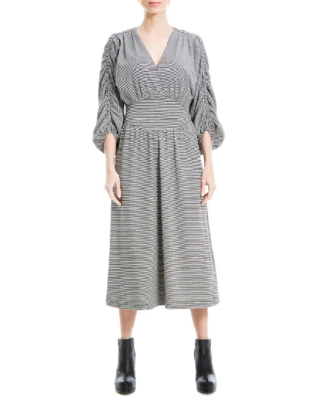 The Best Deals Won’t Wait!Max Studio Textured Midi Dress