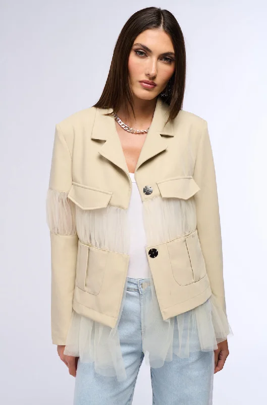 Mega Sale Happening Now!MESHED UP DECONSTRUCTED BLAZER