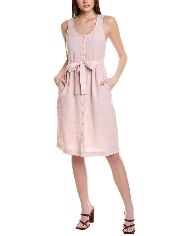 Exclusive Deals Just for You!Michael Stars Lulu Button-Down Linen Midi Dress
