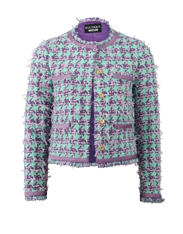 Hurry! While Supplies Last!Multicolor Tweed Jacket