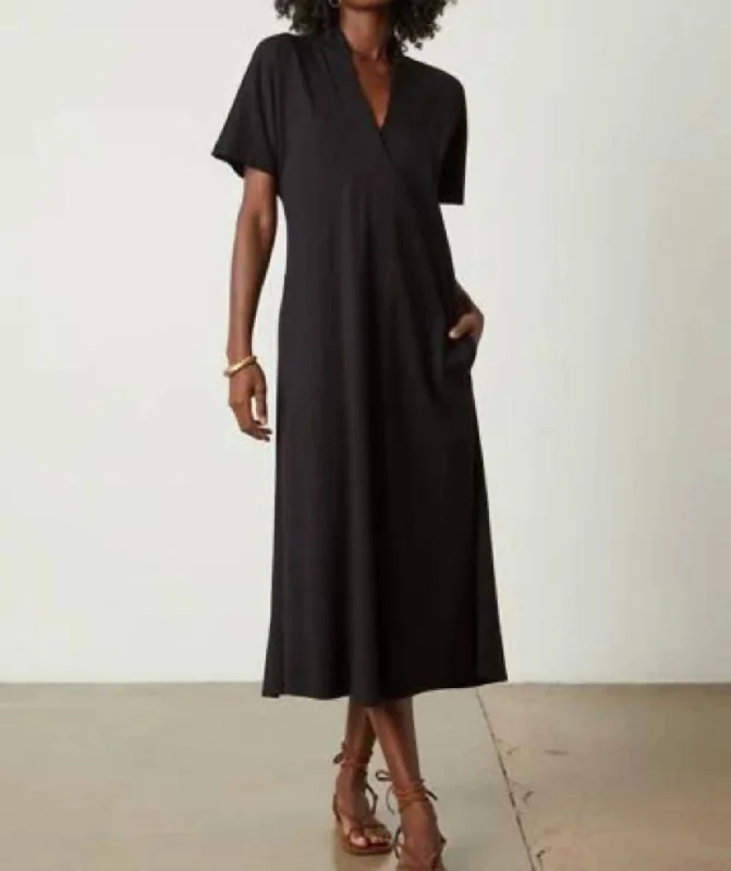 Savings You Can’t Ignore!Nora Midi Dress In Black