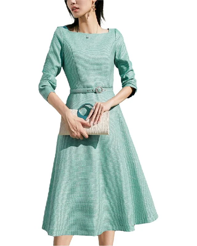 Save Money, Shop Happy!Onebuye 3/4-Sleeve Midi Dress