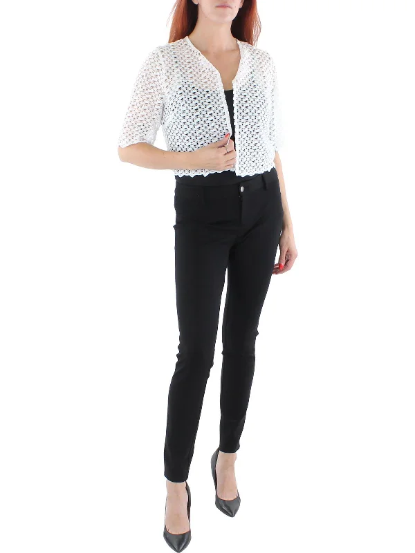 Your Shopping Wish, Our Discount Command!Petites Womens Lace Elbow Sleeves Bolero