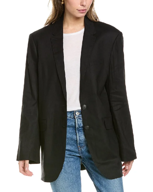 Your Shopping Wish, Our Discount Command!rag & bone Odessa Linen-Blend Blazer