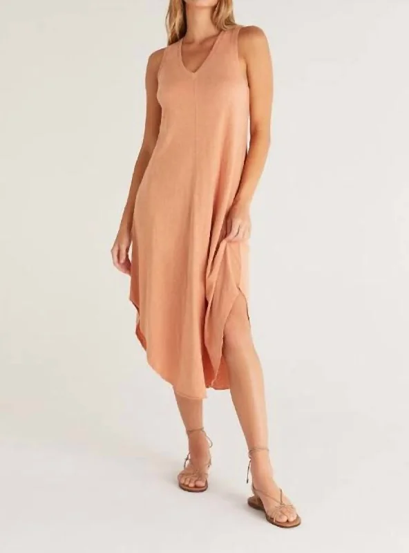 Buy More, Save More!Reverie Midi Dress In Melon