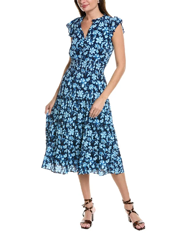 Get the Best for Less!Sail to Sable Flutter Sleeve Midi Dress