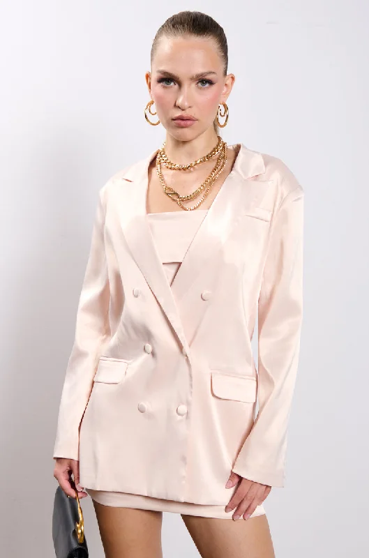 Your Best Deals Are Here!TALIA SATIN BLAZER