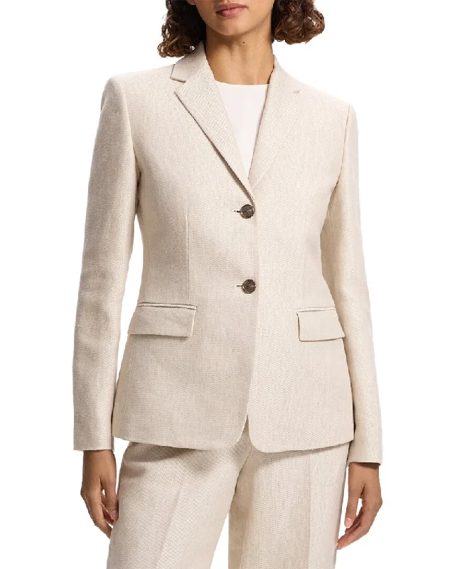 Grab Yours Before It’s Too Late!Theory Slim Linen Blazer