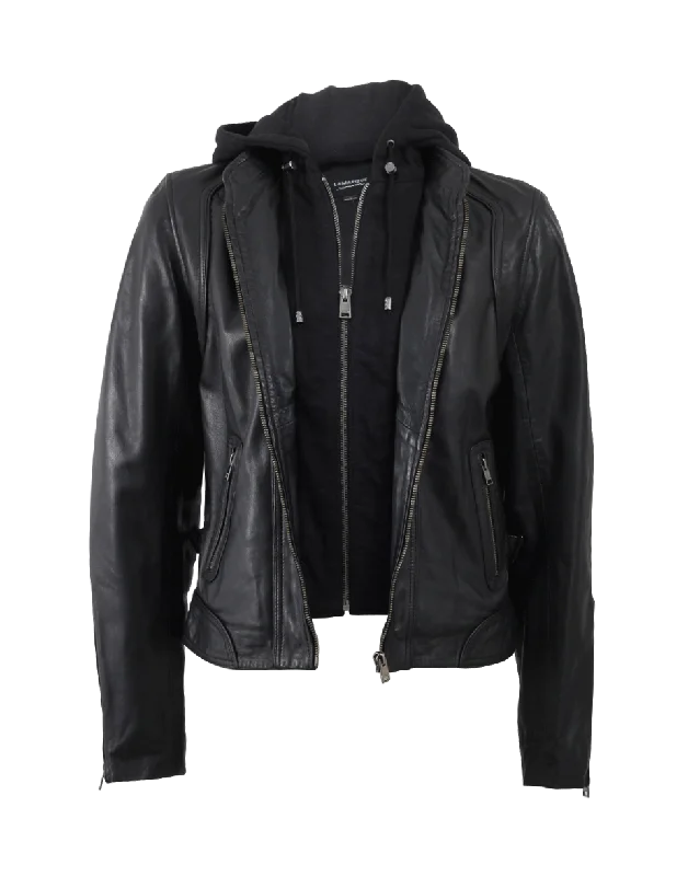 Sale Alert – Get Ready to Shop!Two In One Leather Jacket