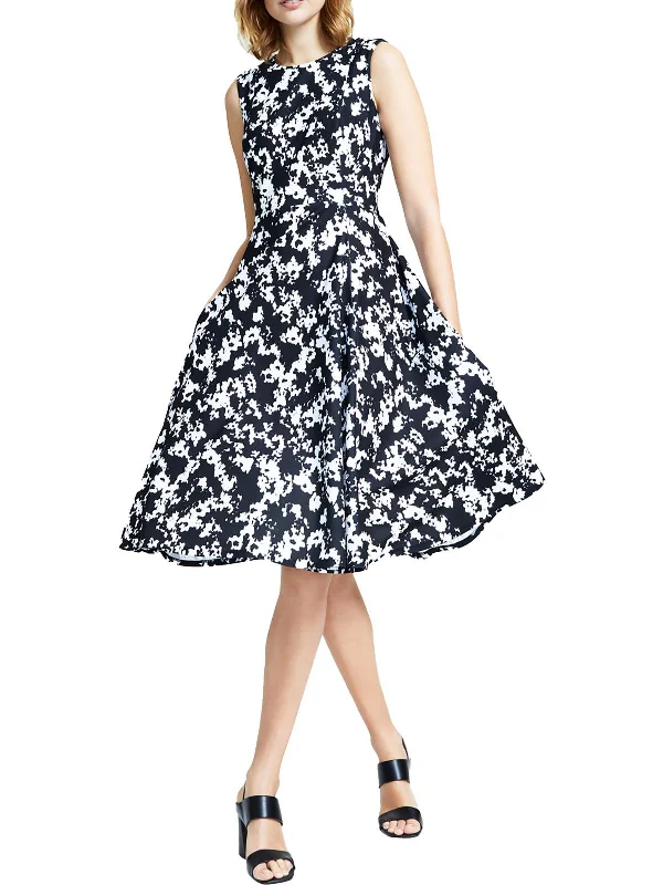 Exclusive Savings This Week!Womens A-Line Printed Midi Dress