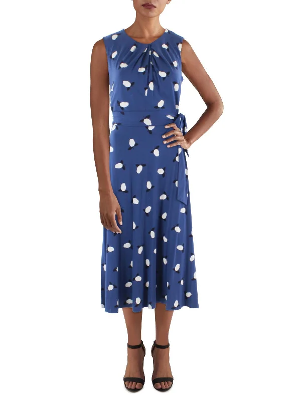 The Sale You’ve Been Waiting For!Womens Jersey Printed Midi Dress