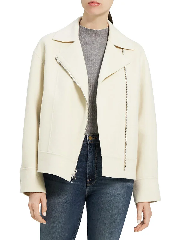 Your Exclusive Offer Awaits!Womens Oversized Lightweight Motorcycle Jacket