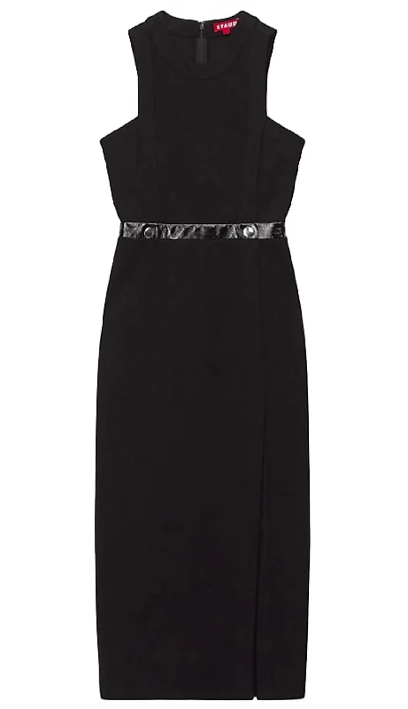 Best Price of the Season!Women's Sharmila Front Slit Sleeveless Midi Dress In Black