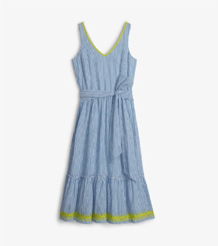 Bigger Savings, Better Shopping!Women's Sydney Midi Dress In Seersucker