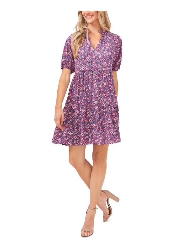 Limited-Time Price Drop!Womens Tiered Short Mini Dress
