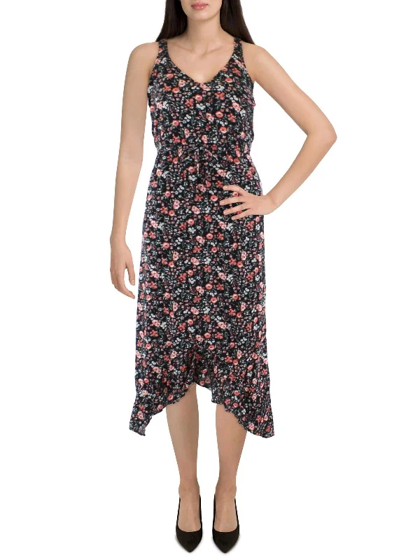 Score Big Savings Today!Womens Woven Floral Midi Dress