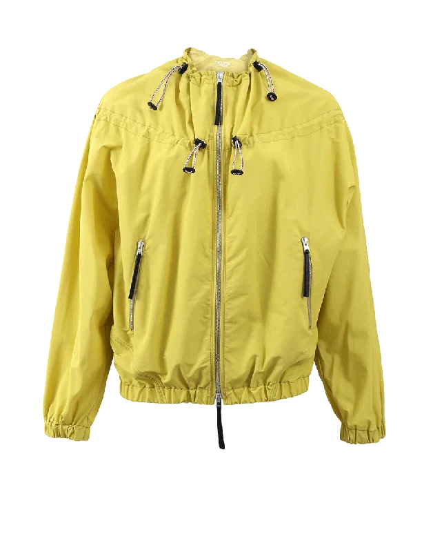 Get More for Less!Zip Up Drawstring Jacket