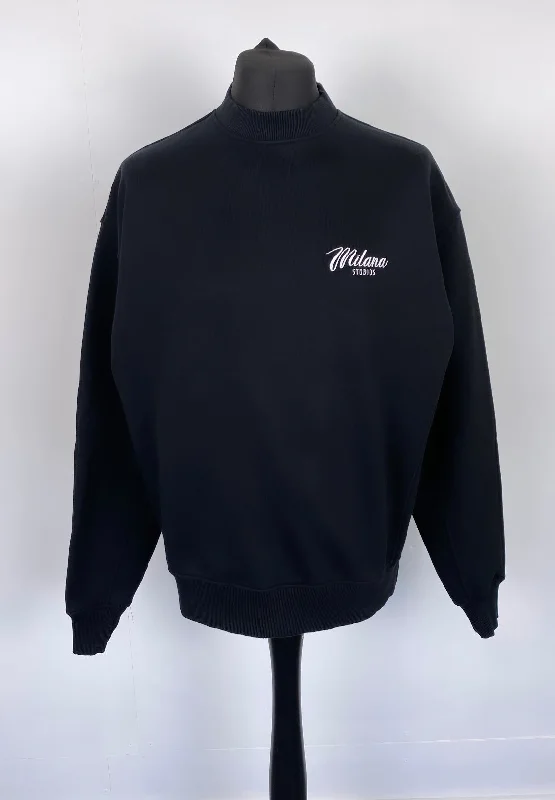 Huge Savings – Act Now!Black Essential Heavyweight Sweatshirt.