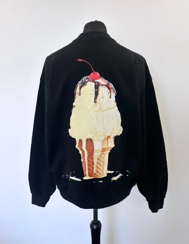 New Discounts Just Dropped!Black Ice Cream Sweatshirt.