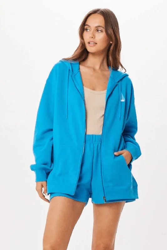 Save Money, Shop Happy!Bright Blue St. Tropez Jet Setter Surf Wash Zip Up