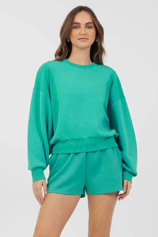 Your Dream Deal is Here!Caribbean Turquoise Cloud Fleece Crewneck