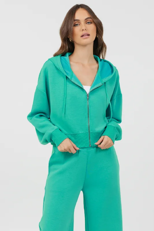 Get It Before It’s Gone!Caribbean Turquoise Cloud Fleece Zip Up