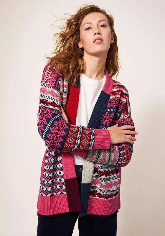 The Best Deals Won’t Wait!White Stuff Cocoon Fairisle Pattern Knit Cardigan, Red Multi The Best Deals Won’t Wait!White Stuff Cocoon Fairisle Pattern Knit Cardigan, Red Multi