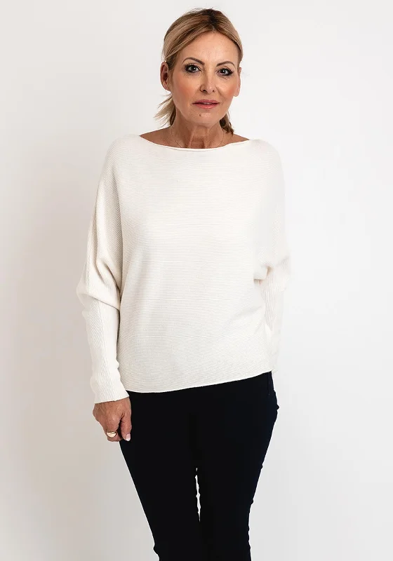 Find Your Perfect Deal Today!D.E.C.K by Decollage One Size Ribbed Sweater, Cream