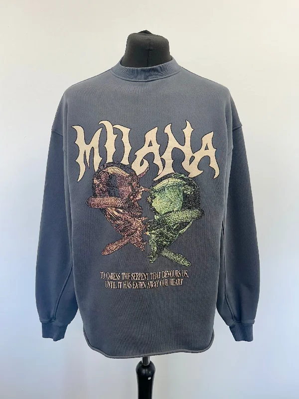 Get Ready to Save!Dove Serpent Heavyweight Open Hem Sweatshirt.