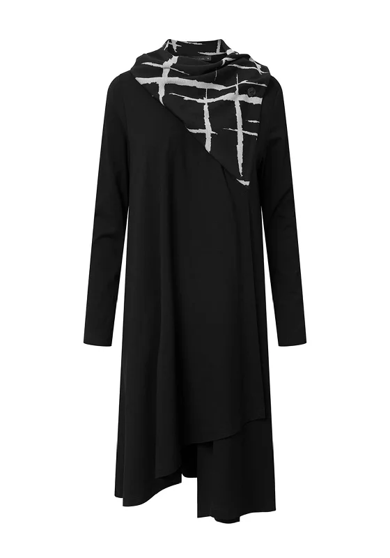 Everything Must Go!Elsewhere Barras Asymmetrical Cardigan, Black