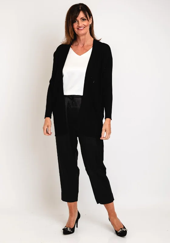 Exclusive Savings This Week!Fransa Open Rib Knitted Cardigan, Black