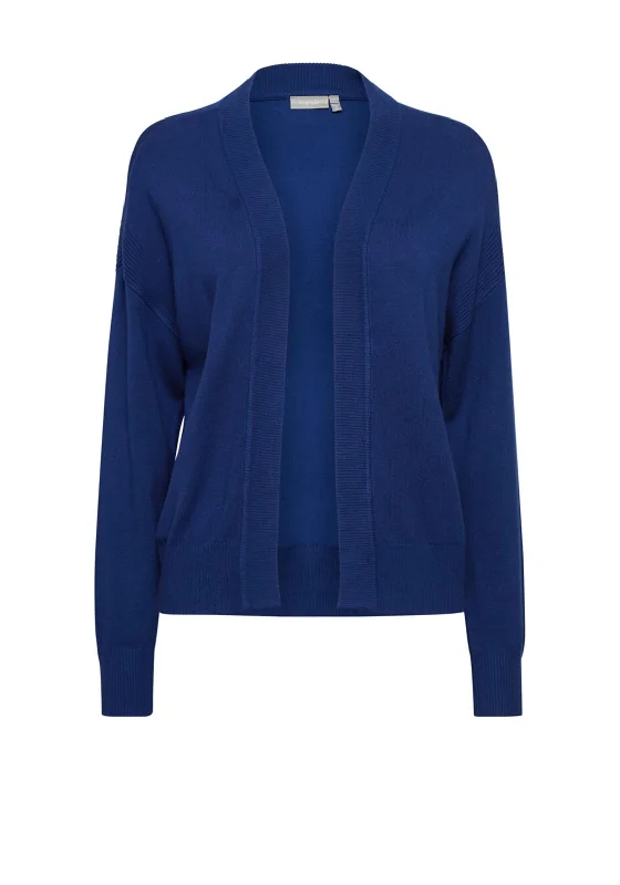 Get More, Spend Less – Shop Now!Fransa Fine Ribbed Trim Short Cardigan, Royal Blue