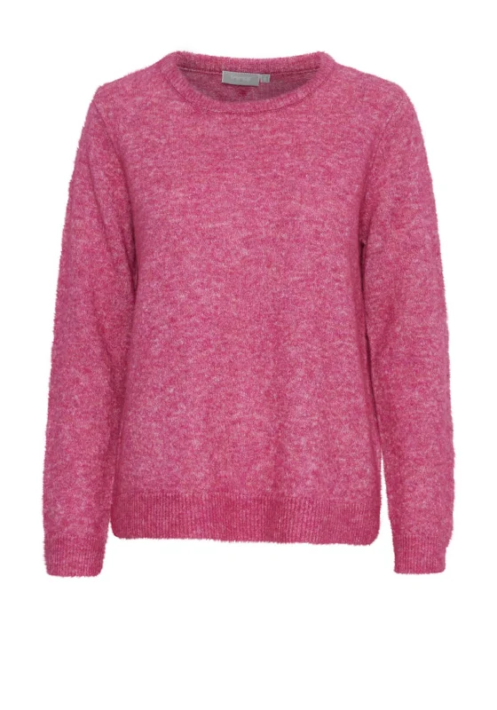 Your Shopping Wish, Our Discount Command!Fransa Melange Design Wool Blend Jumper, Fuchsia Your Shopping Wish, Our Discount Command!Fransa Melange Design Wool Blend Jumper, Fuchsia