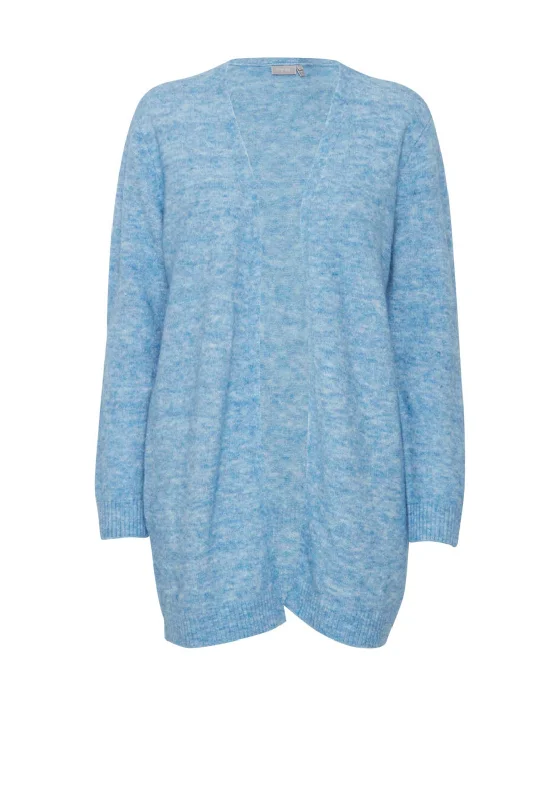 Hurry! While Supplies Last!Fransa Melange Design Open Knit Cardigan, Blue
