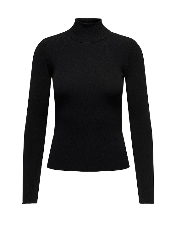 Your Best Deals Are Here!JDY Cirkeline Roll Neck Sweater, Black