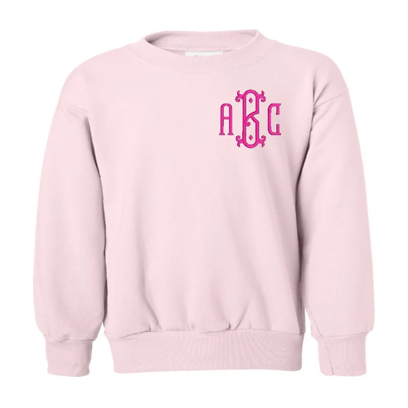 Your Best Deals Are Here!Kids Monogrammed Crewneck Sweatshirt
